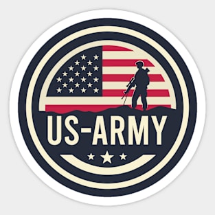 US Army T Shirt Sticker